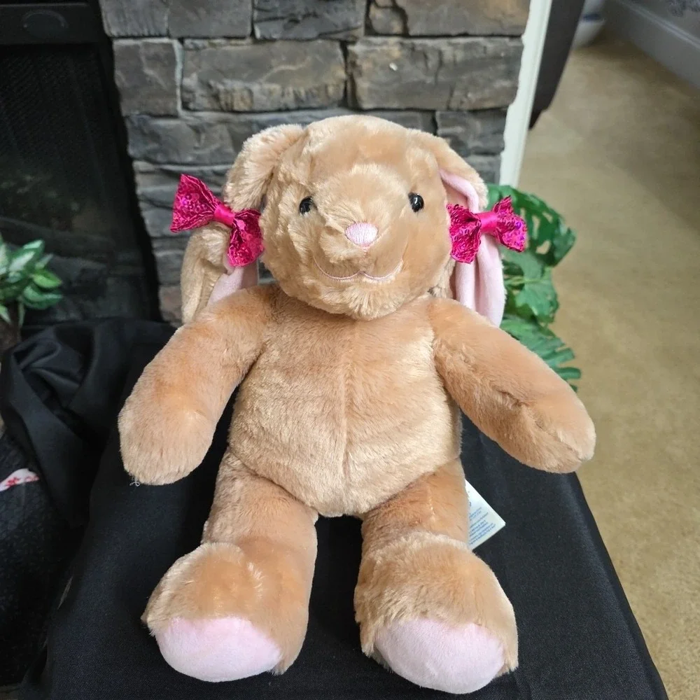 Build A Bear Brown Bunny Rabbit w/Long Ears Stuffed Animal Toy 16